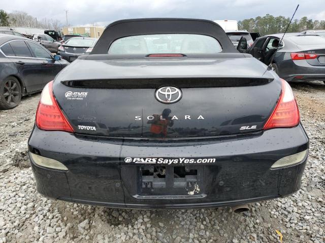 4T1FA38P97U115107 - 2007 TOYOTA CAMRY SOLA SE BLACK photo 6