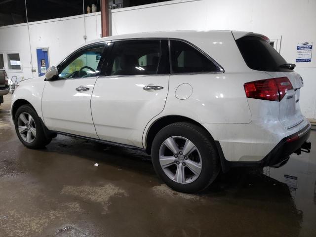 2HNYD2H29AH523601 - 2010 ACURA MDX WHITE photo 2