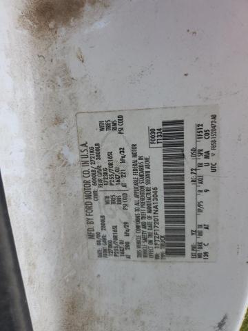 1FTZF17201NA13046 - 2001 FORD F150 WHITE photo 12