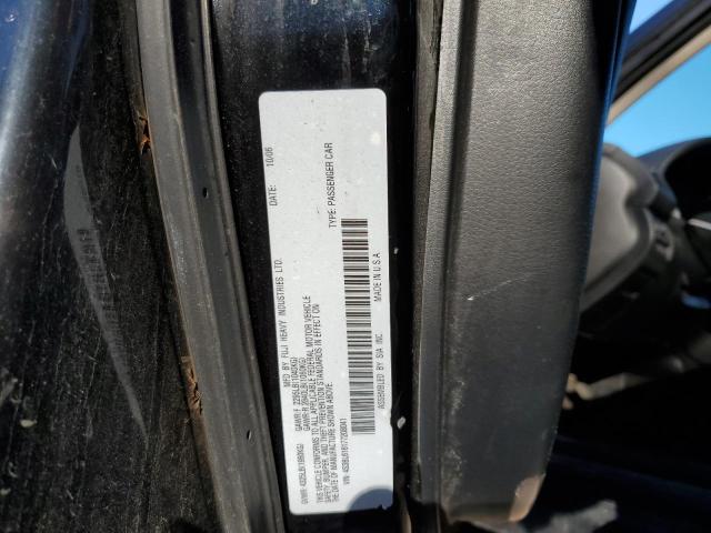 4S3BL616177208041 - 2007 SUBARU LEGACY 2.5I BLACK photo 12