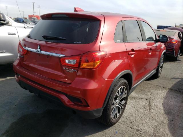 JA4AR3AU8KU017518 - 2019 MITSUBISHI OUTLANDER ES RED photo 3