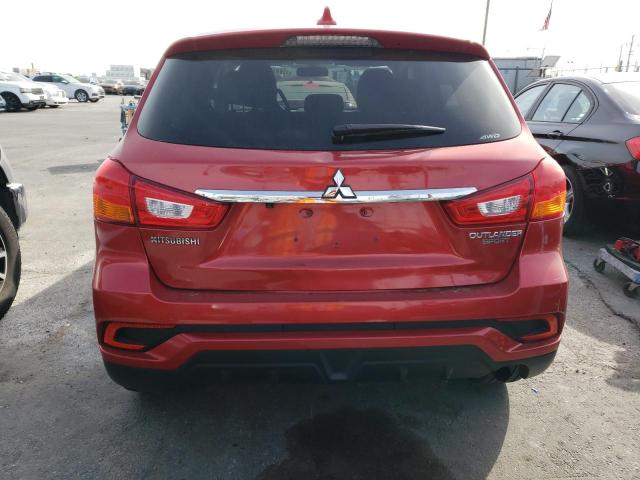 JA4AR3AU8KU017518 - 2019 MITSUBISHI OUTLANDER ES RED photo 6