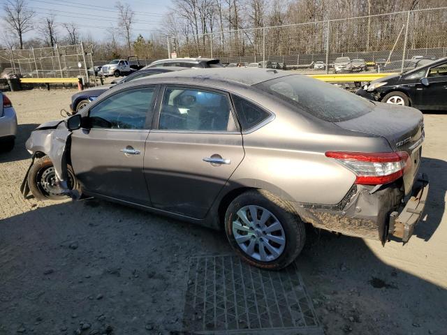 3N1AB7AP3FY335578 - 2015 NISSAN SENTRA S GRAY photo 2