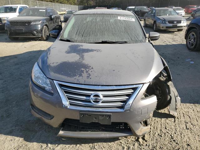 3N1AB7AP3FY335578 - 2015 NISSAN SENTRA S GRAY photo 5