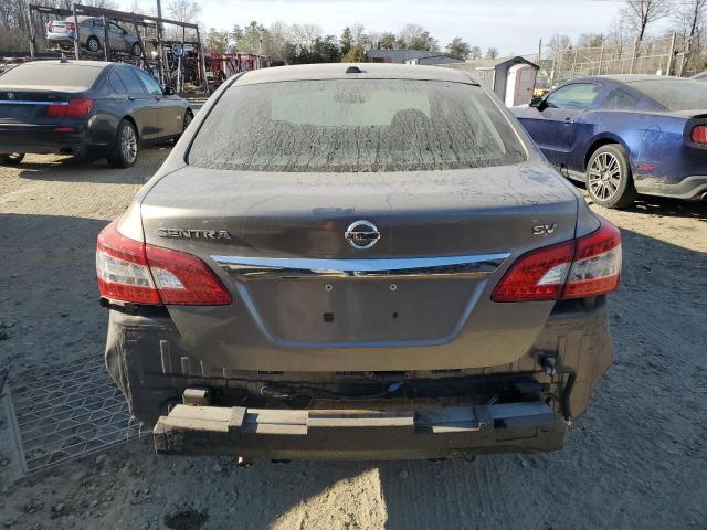 3N1AB7AP3FY335578 - 2015 NISSAN SENTRA S GRAY photo 6