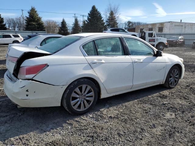 1HGCP2F71BA094459 - 2011 HONDA ACCORD EX WHITE photo 3