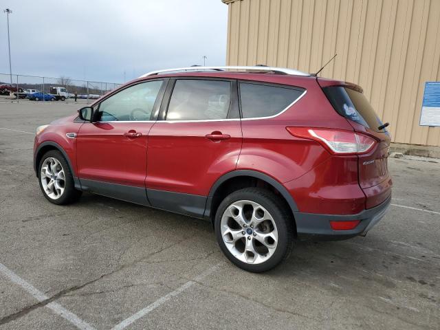 1FMCU9J91DUD51478 - 2013 FORD ESCAPE TITANIUM RED photo 2