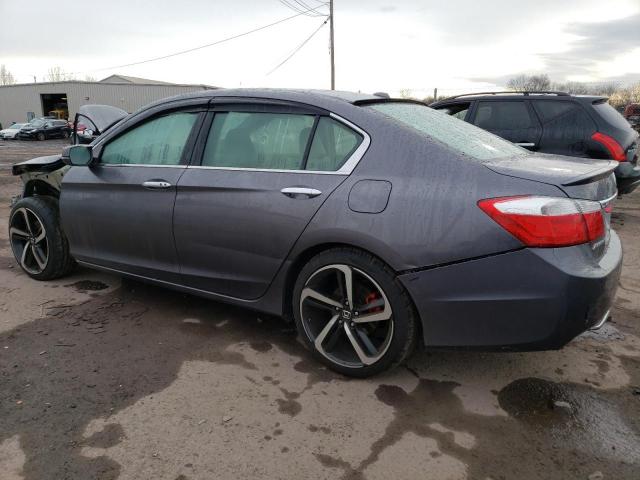 1HGCR3F90FA037127 - 2015 HONDA ACCORD TOURING GRAY photo 2