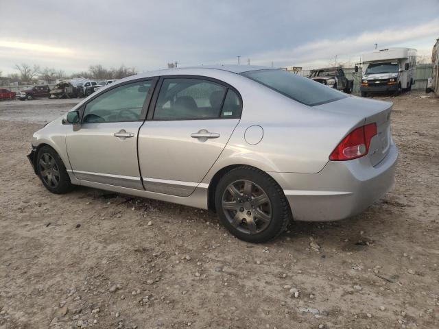 1HGFA16537L131658 - 2007 HONDA CIVIC LX SILVER photo 2