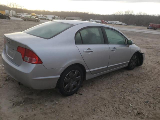 1HGFA16537L131658 - 2007 HONDA CIVIC LX SILVER photo 3