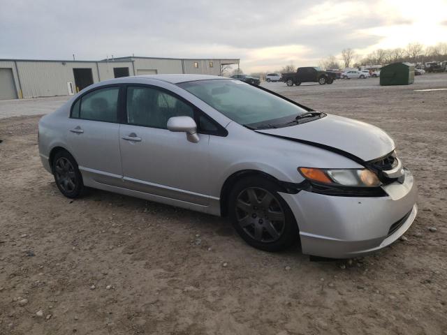 1HGFA16537L131658 - 2007 HONDA CIVIC LX SILVER photo 4