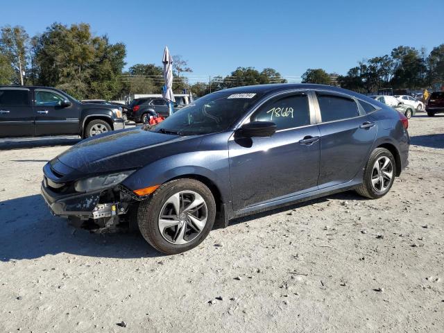 19XFC2F65KE012017 - 2019 HONDA CIVIC LX GRAY photo 1