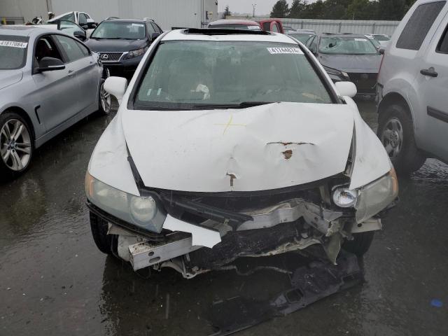 1HGFA16866L040019 - 2006 HONDA CIVIC EX WHITE photo 5