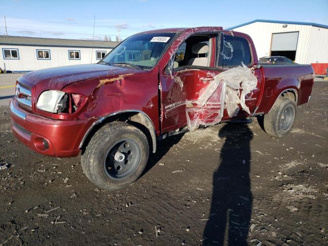 5TBDT441245437044 - 2004 TOYOTA TUNDRA DOU RED photo 1