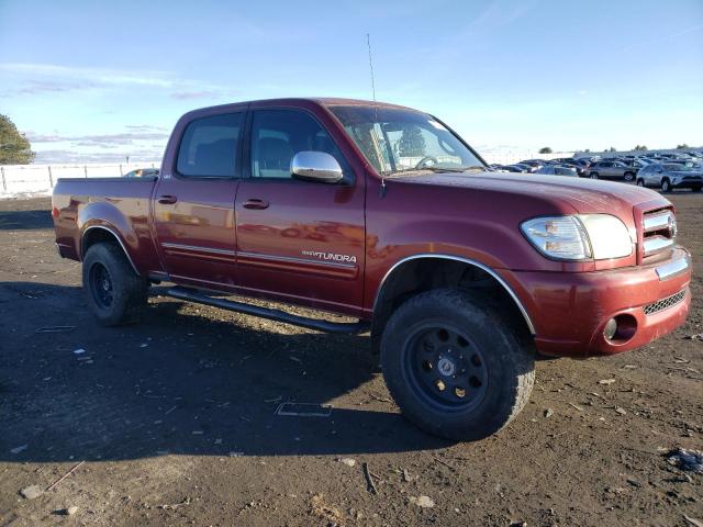 5TBDT441245437044 - 2004 TOYOTA TUNDRA DOU RED photo 4