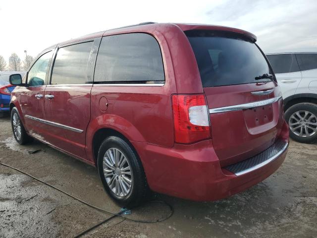 2C4RC1CG5DR767545 - 2013 CHRYSLER TOWN & COU TOURING L RED photo 2