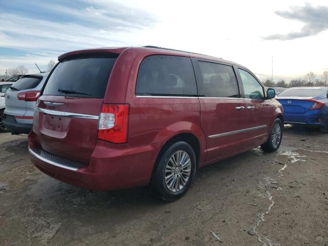 2C4RC1CG5DR767545 - 2013 CHRYSLER TOWN & COU TOURING L RED photo 3