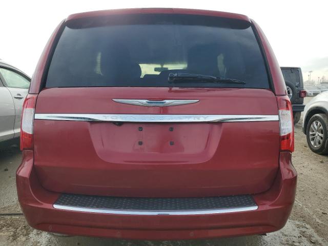 2C4RC1CG5DR767545 - 2013 CHRYSLER TOWN & COU TOURING L RED photo 6