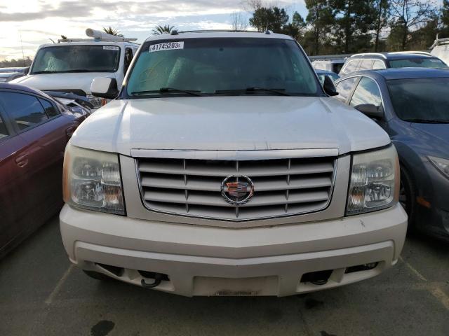 1GYEK63NX5R124378 - 2005 CADILLAC ESCALADE LUXURY WHITE photo 5