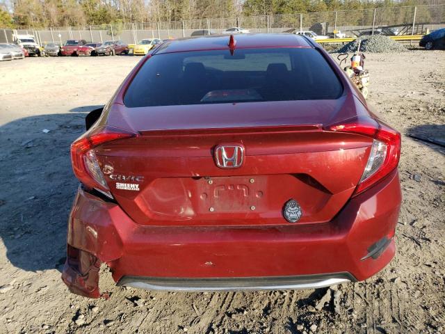 19XFC1F33KE207971 - 2019 HONDA CIVIC EX RED photo 6