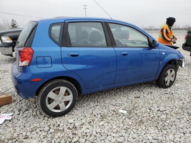 KL1TD66698B269704 - 2008 CHEVROLET AVEO BASE BLUE photo 3