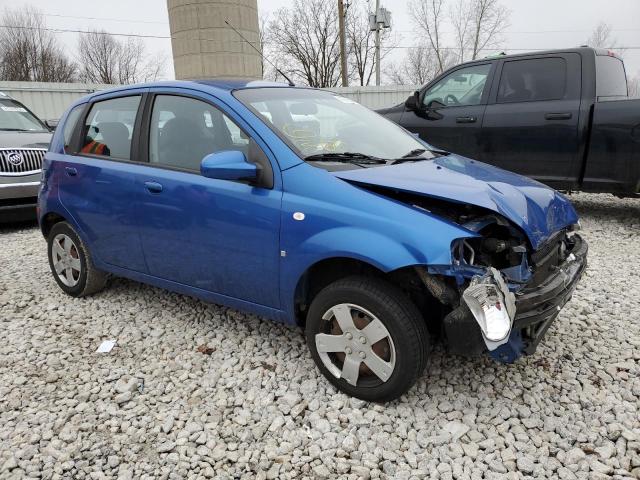 KL1TD66698B269704 - 2008 CHEVROLET AVEO BASE BLUE photo 4