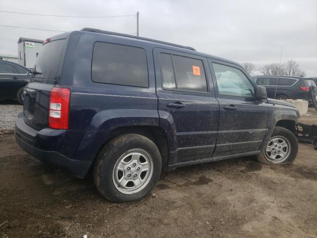 1C4NJPBA4FD313099 - 2015 JEEP PATRIOT SPORT BLUE photo 3