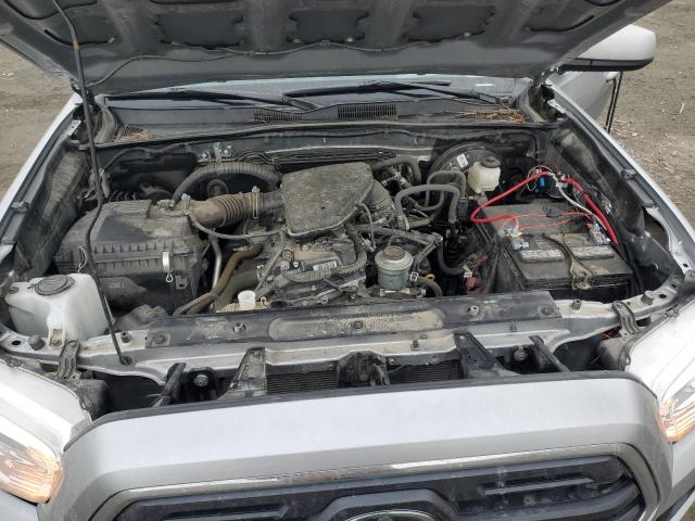 5TFSX5EN1JX062960 - 2018 TOYOTA TACOMA ACCESS CAB ვერცხლისფერი ფოტო 11