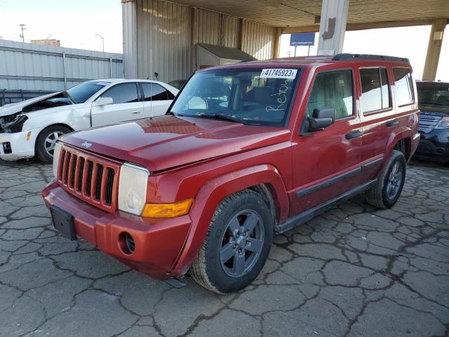 1J8HG48K56C175680 - 2006 JEEP COMMANDER BURGUNDY photo 1