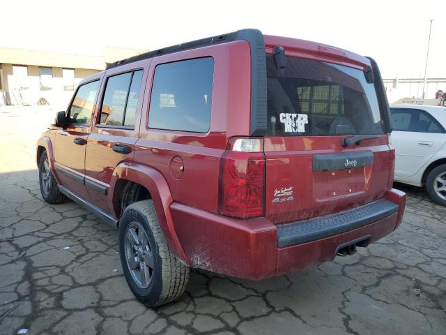 1J8HG48K56C175680 - 2006 JEEP COMMANDER BURGUNDY photo 2