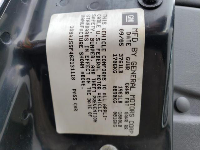 1G8AJ55F46Z131118 - 2006 SATURN ION LEVEL 2 WHITE photo 12