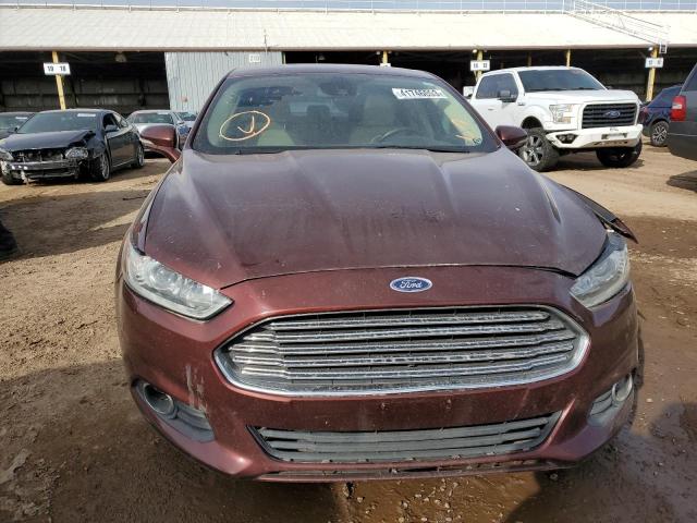 3FA6P0PU6GR186738 - 2016 FORD FUSION SE PHEV MAROON photo 5