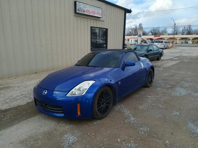 JN1AZ36A76M450227 - 2006 NISSAN 350Z ROADSTER BLUE photo 2