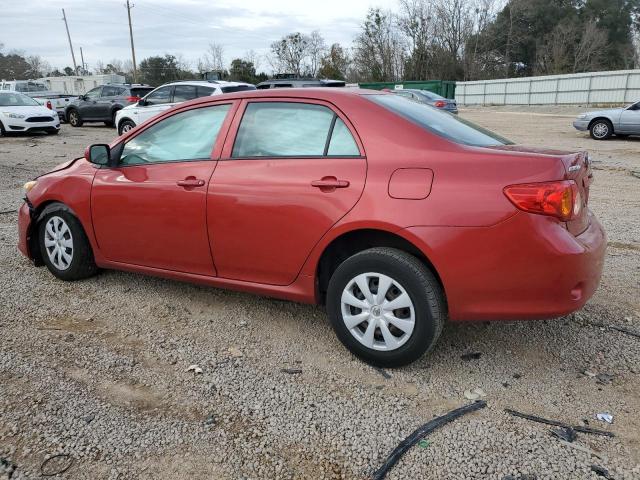 2T1BU4EE3AC297393 - 2010 TOYOTA COROLLA BASE RED photo 2