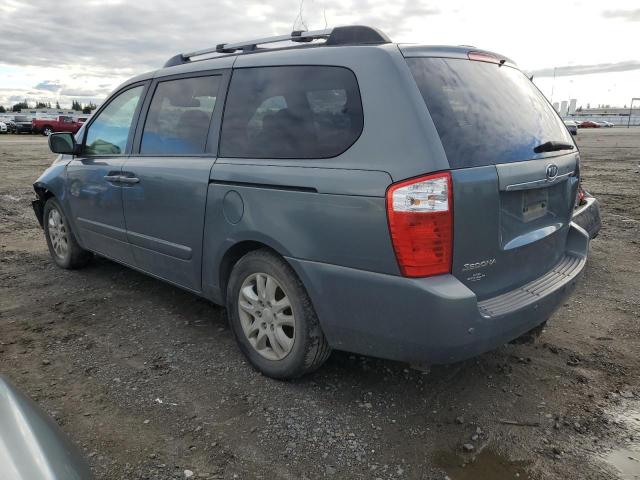 KNDMB233866034724 - 2006 KIA SEDONA EX GRAY photo 2