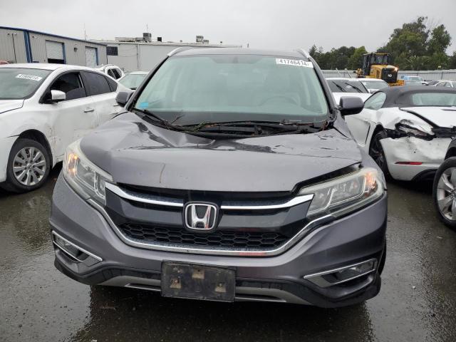 2HKRM3H76FH518835 - 2015 HONDA CR-V EXL GRAY photo 5