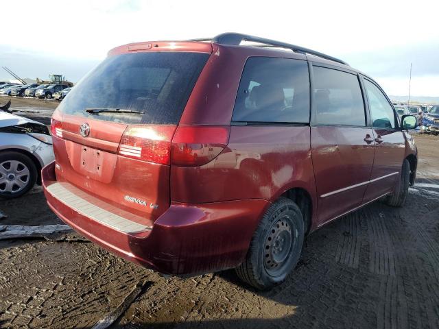 5TDZA23C55S307741 - 2005 TOYOTA SIENNA CE MAROON photo 3