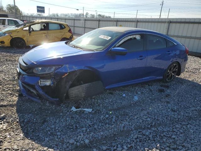 2HGFC2F84LH520195 - 2020 HONDA CIVIC SPORT BLUE photo 1