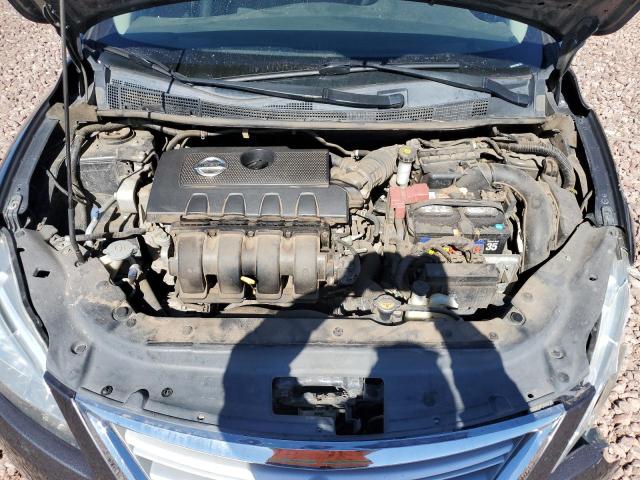 3N1AB7AP9DL776612 - 2013 NISSAN SENTRA S GRAY photo 11