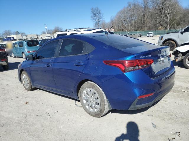 3KPC24A37JE033674 - 2018 HYUNDAI ACCENT SE BLUE photo 2