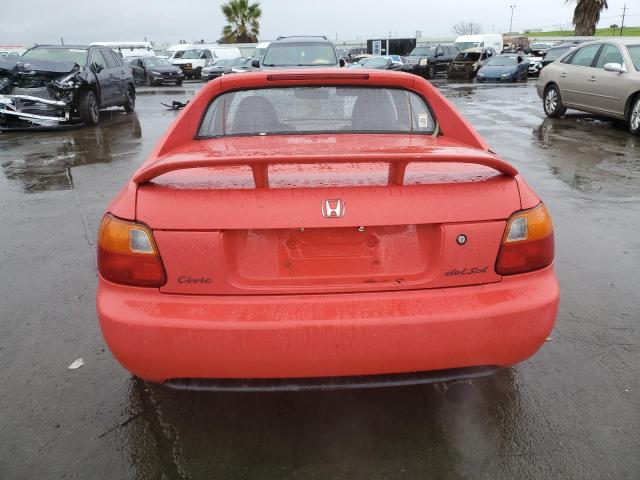 JHMEG2177RS002966 - 1994 HONDA CIVIC DEL SOL RED photo 6