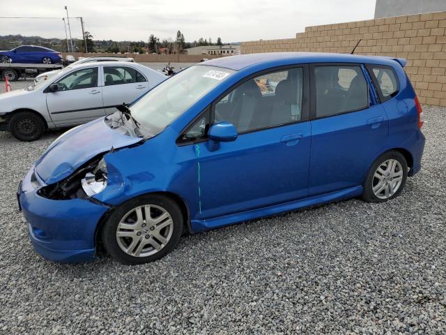 JHMGD38647S066366 - 2007 HONDA FIT S 蓝色 照片 1