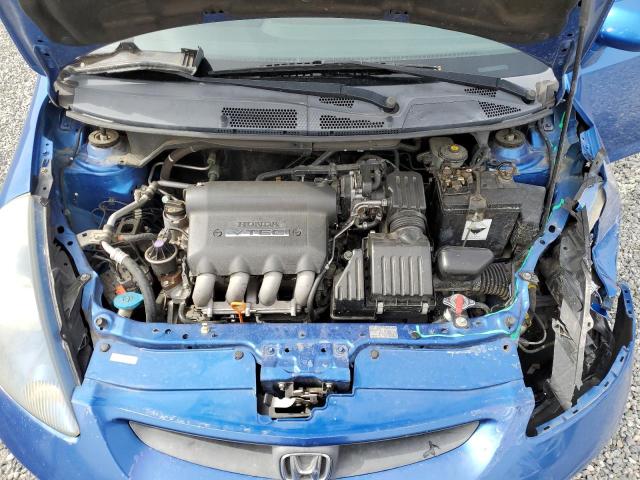 JHMGD38647S066366 - 2007 HONDA FIT S BLUE photo 11