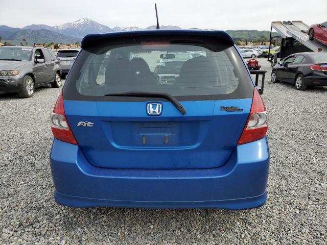 JHMGD38647S066366 - 2007 HONDA FIT S BLUE photo 6