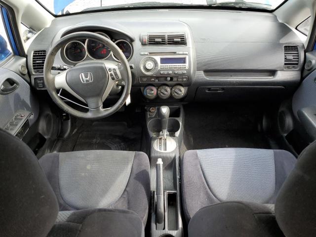 JHMGD38647S066366 - 2007 HONDA FIT S BLUE photo 8