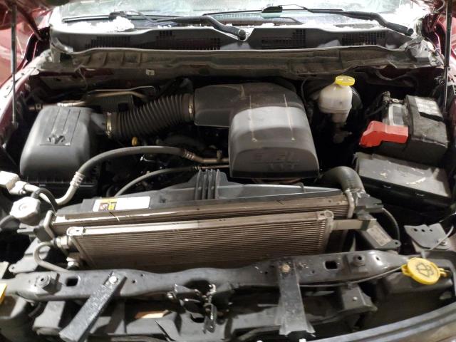 1C6RR7GGXMS562367 - 2021 RAM 1500 CLASS SLT წითელი ფოტო 11