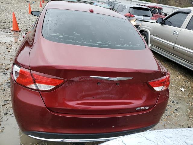 1C3CCCCB7FN555837 - 2015 CHRYSLER 200 C MAROON photo 6