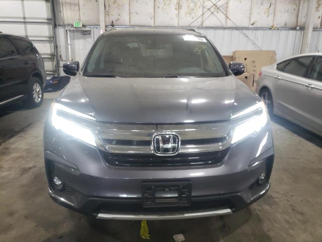 5FNYF6H08KB076479 - 2019 HONDA PILOT ELITE GRAY photo 5