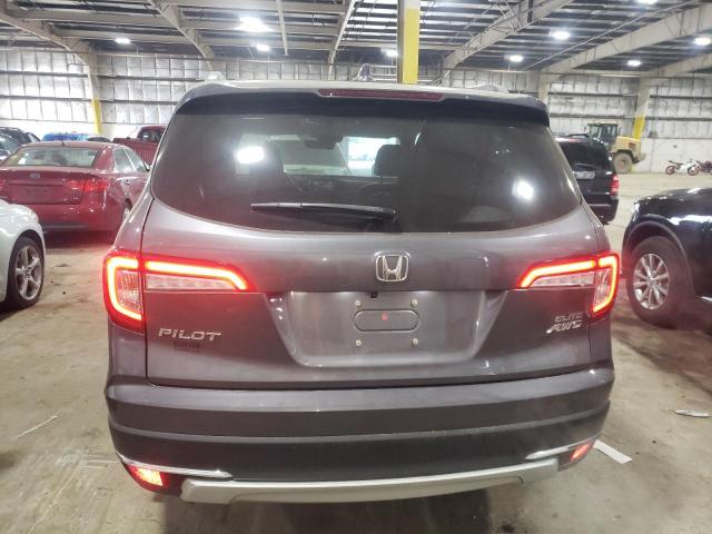 5FNYF6H08KB076479 - 2019 HONDA PILOT ELITE GRAY photo 6