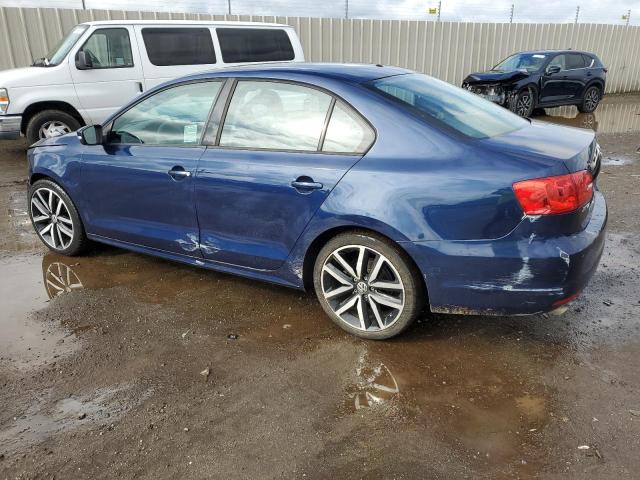 3VWDP7AJ0CM373647 - 2012 VOLKSWAGEN JETTA SE BLUE photo 2